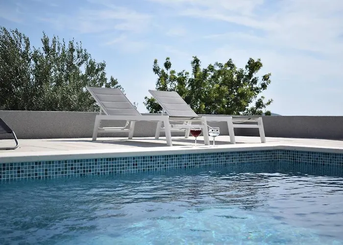 Apartament Luxury With Pool, Jacuzzi And Sea View Split *